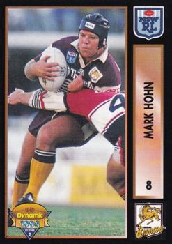 1994 Dynamic Rugby League Series 2 #8 Mark Hohn Front